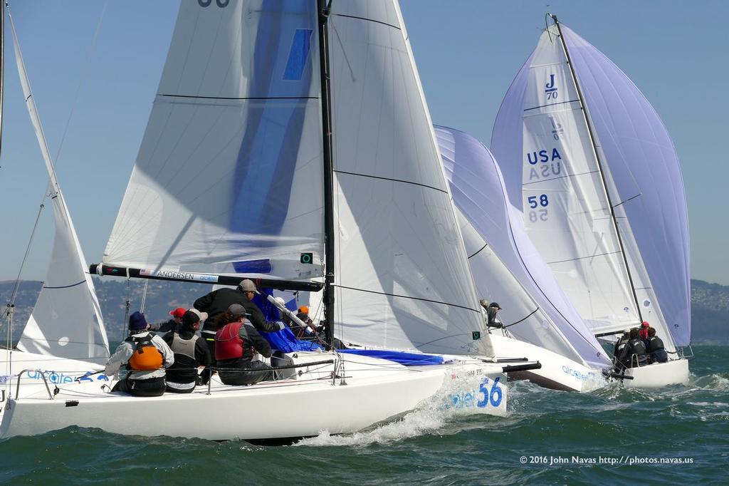 J-70 Worlds, Day 1 - 27 September 2016 photo copyright John Navas  taken at  and featuring the  class