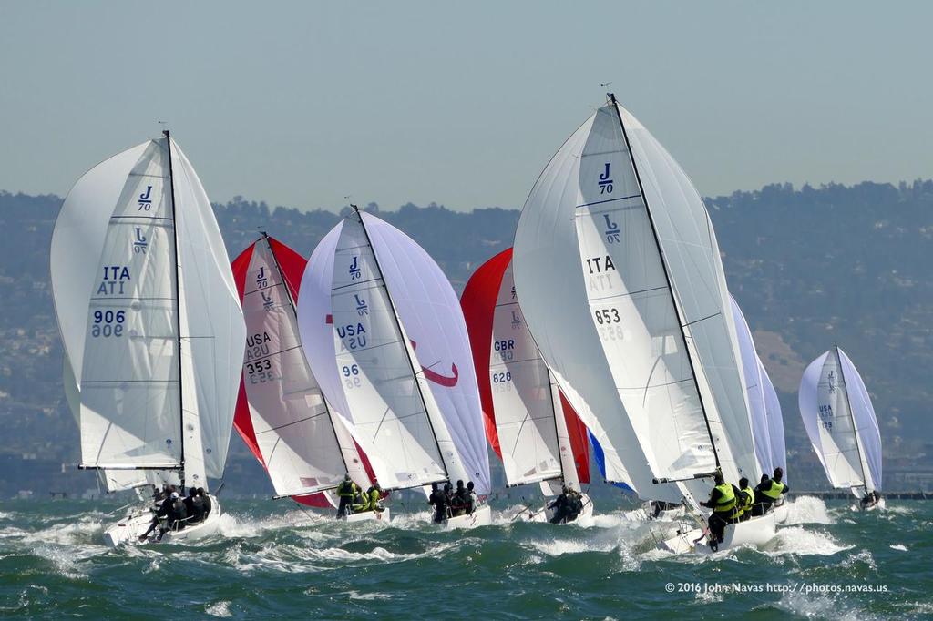 J-70 Worlds, Day 1 - 27 September, 2016. photo copyright John Navas  taken at  and featuring the  class