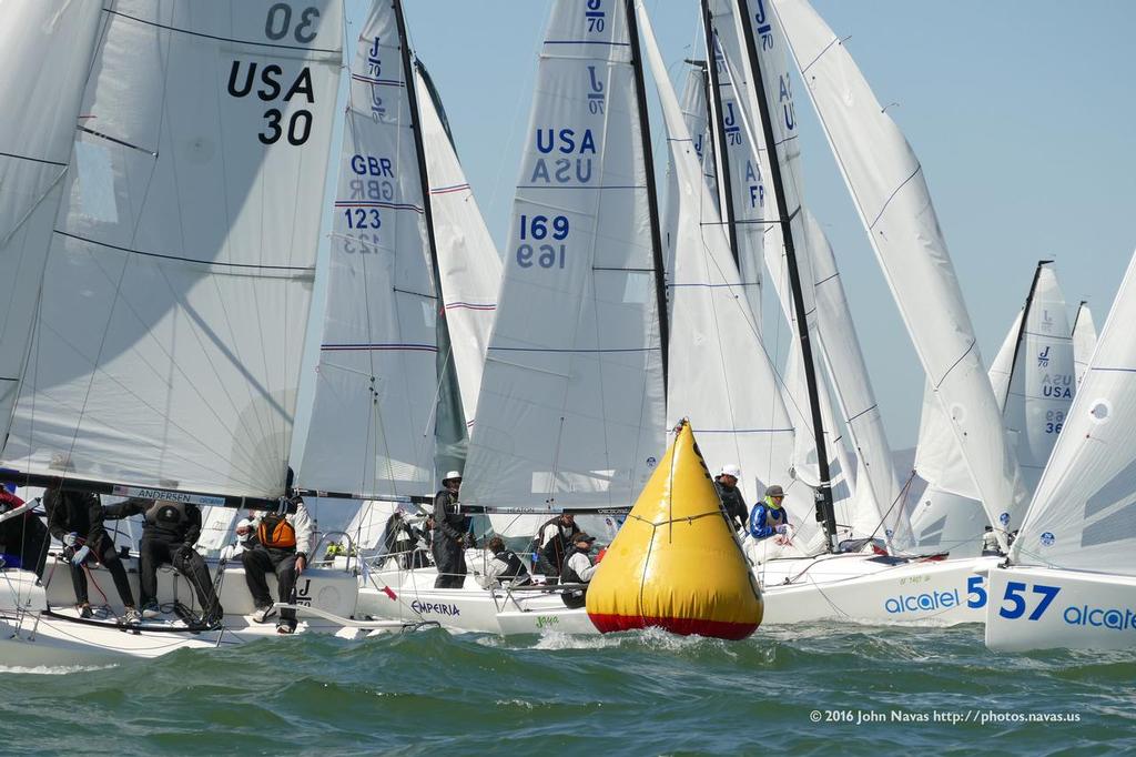 J-70 Worlds, Day 1 - 27 September 2016 photo copyright John Navas  taken at  and featuring the  class