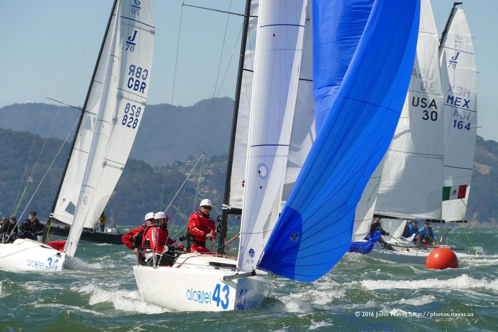 J-70 Worlds, Day 1 - 27 September, 2016. photo copyright John Navas  taken at  and featuring the  class