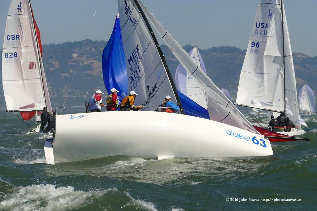 J-70 Worlds, Day 1 - 27 September, 2016. photo copyright John Navas  taken at  and featuring the  class