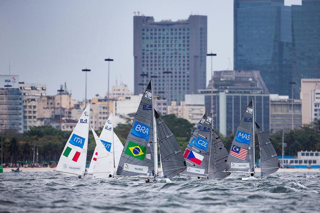 Norlin OD 2.4 - 2016 Paralympics - Day 5, September 17, 2016 photo copyright Richard Langdon / World Sailing taken at  and featuring the  class