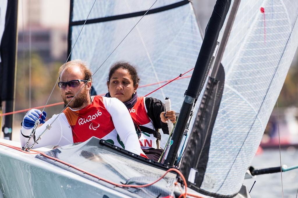 SKUD 18 - 2016 Paralympics - Day 6, September 18, 2016 photo copyright Richard Langdon / World Sailing taken at  and featuring the  class