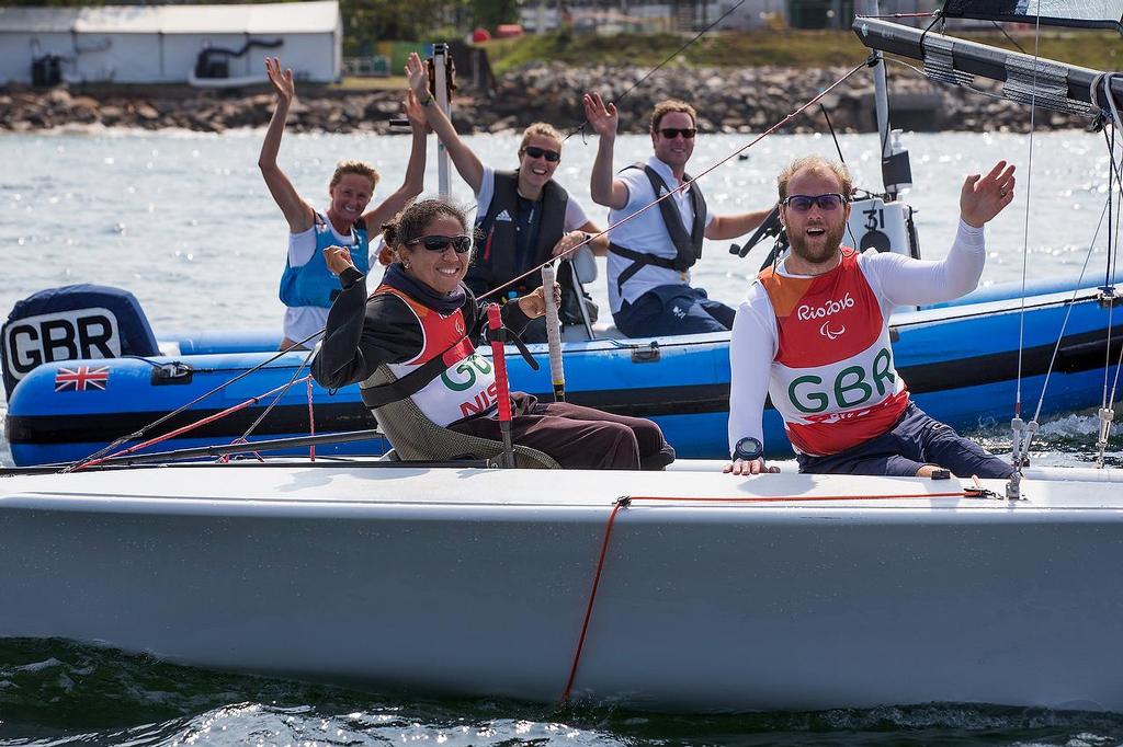 SKUD 18 - 2016 Paralympics - Day 6, September 18, 2016 photo copyright Richard Langdon / World Sailing taken at  and featuring the  class