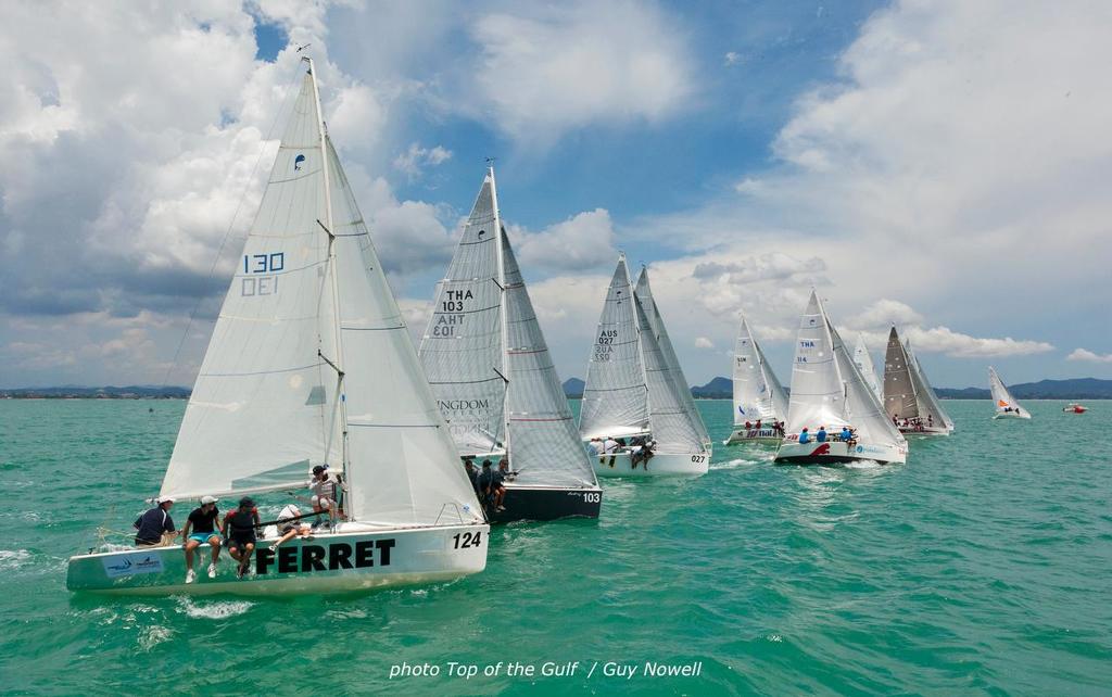 Platus racing for the Coronation Cup, Top of the Gulf Regatta, Pattaya photo copyright Guy Nowell/Top of the Gulf taken at  and featuring the  class