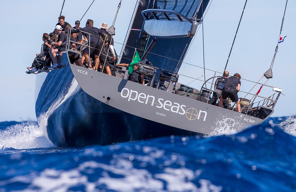 The Wally 107 Open Season turns upwind © Crosbie Lorimer http://www.crosbielorimer.com