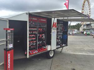 The Harken trailer can be at your next regatta - just ask! photo copyright Harken http://www.harken.com taken at  and featuring the  class