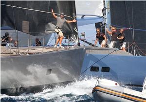 Crash sequence - Les Voiles de St Tropez photo copyright Ingrid Abery http://www.ingridabery.com taken at  and featuring the  class
