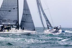Rick DeVos, Delta and Ryan DeVos, Volpe - 2016 Melges 32 World Championship photo copyright Kate Wilson taken at  and featuring the  class