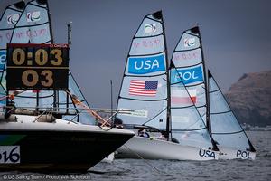 Dee Smith, 2.4mR class - 2016 Rio Paralympic Games photo copyright Will Ricketson / US Sailing Team http://home.ussailing.org/ taken at  and featuring the  class