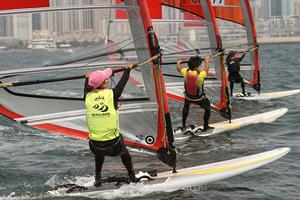 Womens RSX - 2016 Sailing World Cup - Qingdao photo copyright Richard Aspland / World Sailing taken at  and featuring the  class