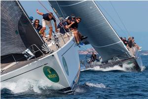 Bowman prepares for action on Swan 70 Flying Dragon – Rolex Swan Cup photo copyright Quinag taken at  and featuring the  class