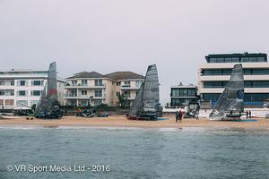 2016 18 Foot Skiff Euro Grand Prix - Sandbanks Poole - Day 4 photo copyright VR Sport Media Ltd taken at  and featuring the  class
