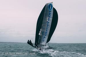 2016 18 Foot Skiff Euro Grand Prix - Sandbanks Poole - Day 4 photo copyright VR Sport Media Ltd taken at  and featuring the  class