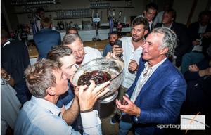 John Bertrand – The Founders Trophy, The C Stanley Ogilvy Master Trophy, Robert W. Sides Senior Trophy and the Grand Masters Trophy. - Etchells World Championship photo copyright Sportography.tv taken at  and featuring the  class