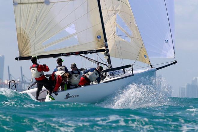 Conor Clarkes' Embarr IRL829 at Miami Yacht Club Melges 24 Invitational - 20-22 November 2015 © Petey Crawford