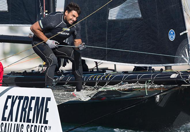 The Extreme Sailing Series 2016. Act 7. Lisbon. Portugal. 7th October 2016. © Mark Lloyd http://www.lloyd-images.com