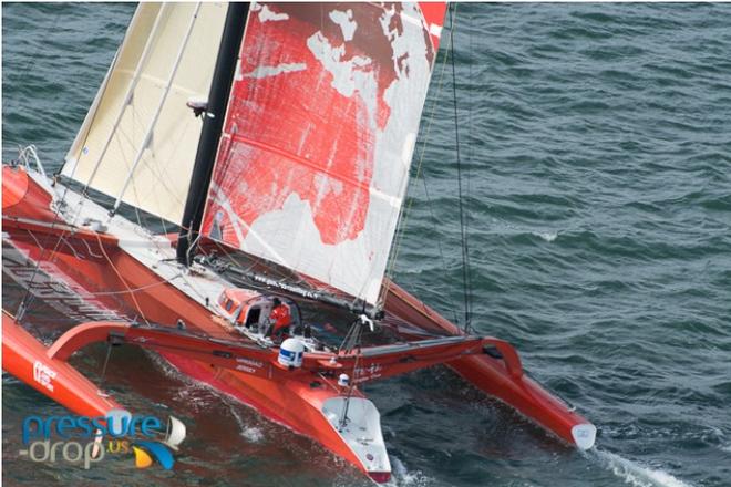 Guo Chuan Racing - Transpacific record attempt - 13 October 2016 © Pressure Drop . US