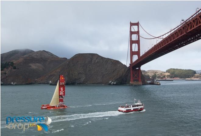 Guo Chuan Racing - Transpacific record attempt - 13 October 2016 © Pressure Drop . US