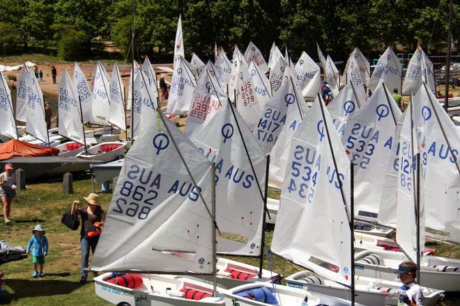 Optis set to go 'on tour' to the Canberra Yacht Club at the end of October - ACT Optimist Championship © Ally Bryan