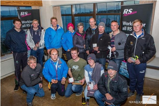 Winners with Nikki Birrell - RS800 End of Season Championship © Sportography.tv