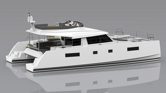 The shaft driven, mid-teen capable Nautitech Power Cat 46. Nice! © Bavaria Yachts Australia http://www.bavariasail.com.au