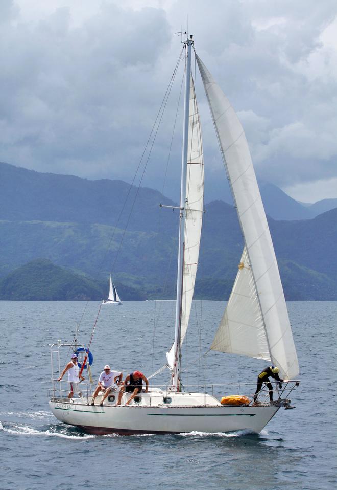 Guinevere 2, a Faralon 29 is the PGYC Training boat chartered by Mark Amdal. PGYC All Souls Regatta 2016 © Terry Duckham