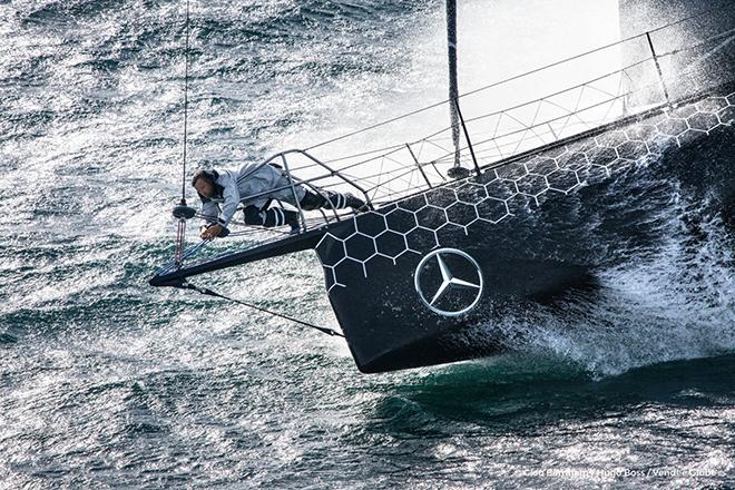 British skipper Alex Thomson - IMOCA boat Hugo Boss - 2016 Vendee Globe ©  Cleo Barnham Hugo Boss