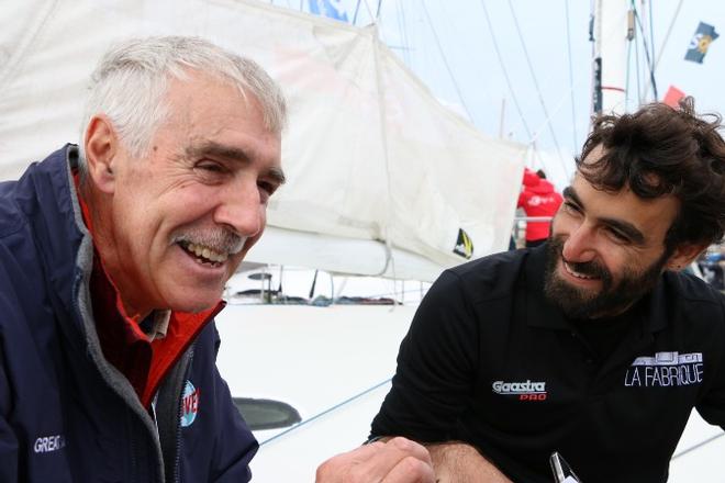 Alan Roura and Rich Wilson - Vendée Globe &copy; Guillaume Daumail / M&M