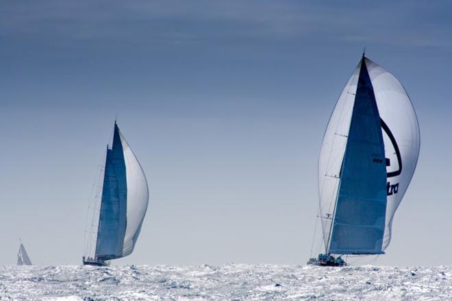 Fleet in action - Les Voile de St. Barth © Jouany Christophe