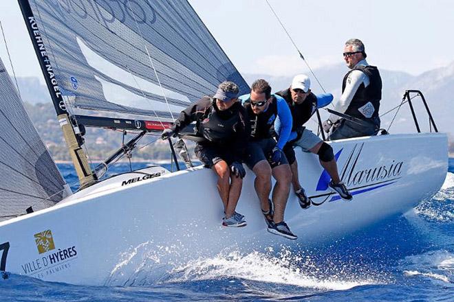 Oleg Dyvinets' MARUSIA UKR819 at the Marinepool Melges 24 Europeans in Hyeres, France ©  Pierrick Contin http://www.pierrickcontin.fr/
