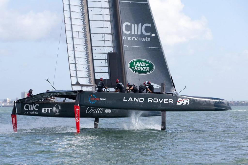 AC45S training - Land Rover BAR - September 2016, Solent UK © Land Rover BAR