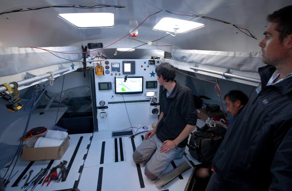 Below decks - Foresight Natural Energy - Conrad Colman - 2016 Vendee Globe © SW