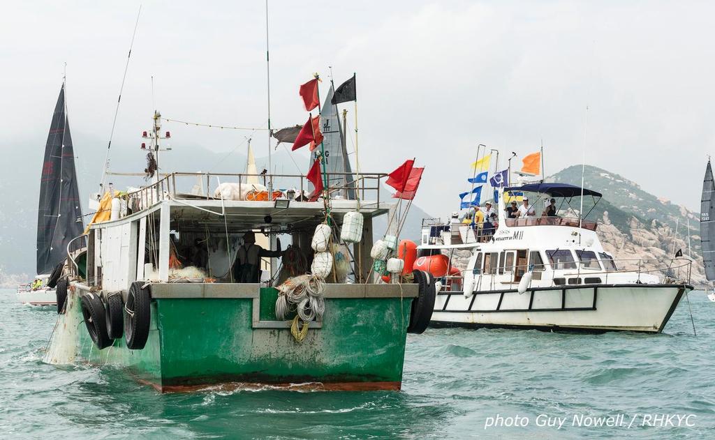 Start line hiatus. Volvo China Coast Regatta 2016. © Guy Nowell / RHKYC