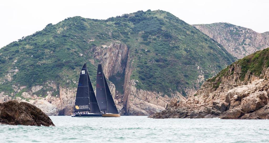 Standard Insurance Centennial and Free Fire among the Ninepins. Volvo China Coast Regatta 2016. photo copyright Guy Nowell / RHKYC taken at  and featuring the  class