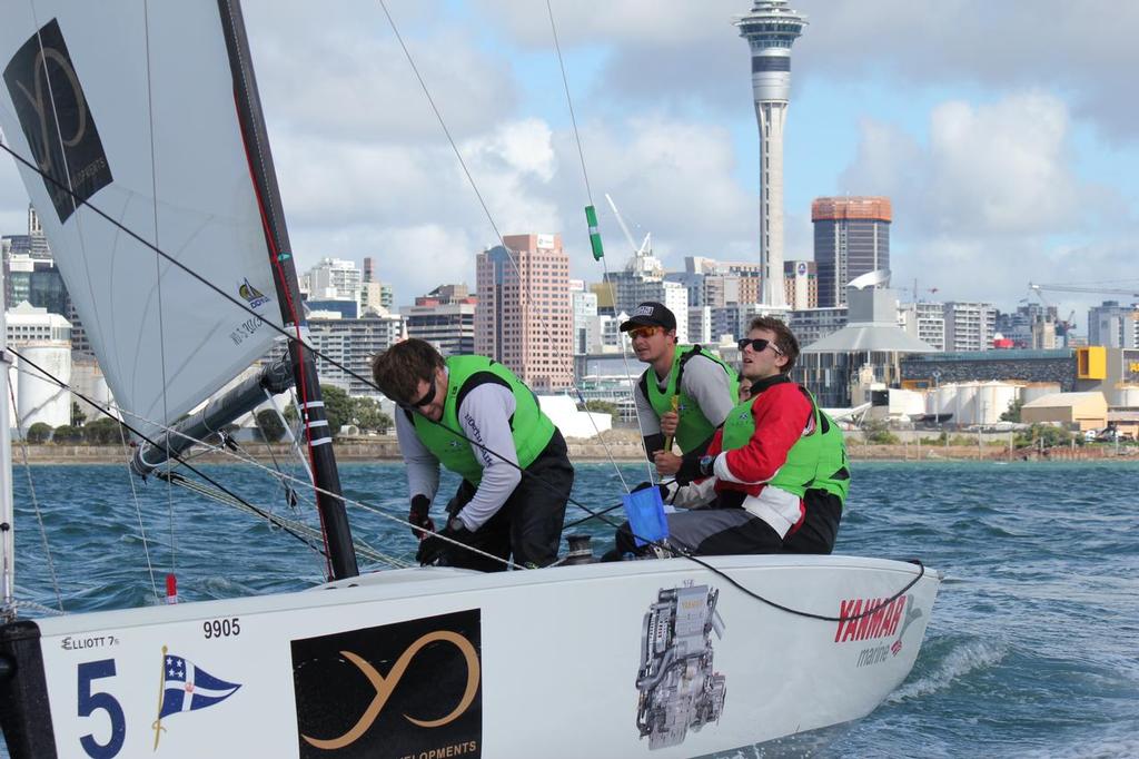 David Chapman - YDL NZ Match Racing Championships - Oct 15, 2016 - Day 3 © RNZYS Media