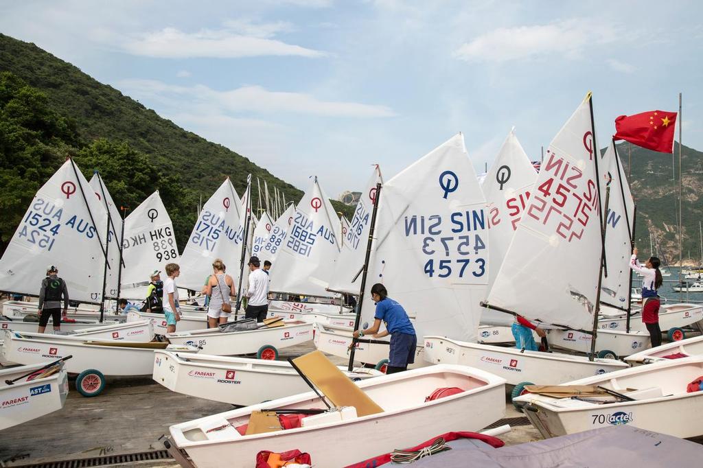 Dinghy park. HKODA National and Open Championships 2016.   © Guy Nowell / HKODA