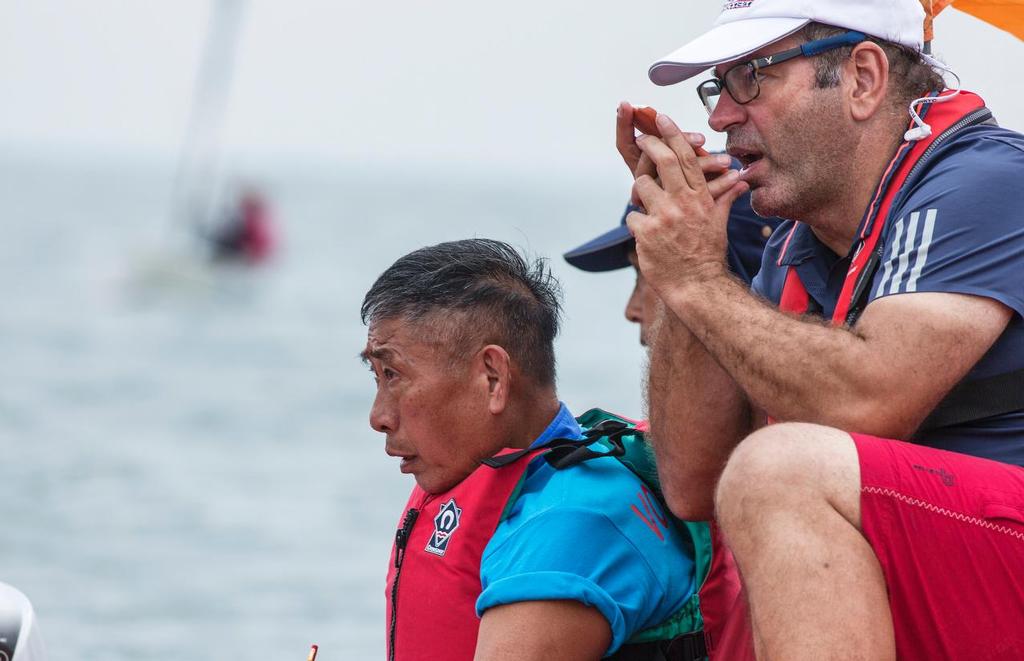 Finishing judges. HKODA National and Open Championships 2016.  © Guy Nowell / HKODA