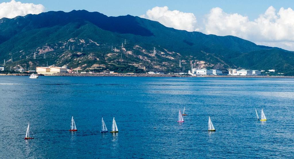 RC racing in the shadow of the nuclear reactors. China Cup International Regatta 2016. © Guy Nowell http://www.guynowell.com