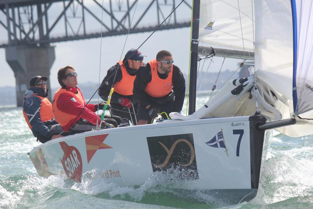 Sam Meech - YDL NZ Match Racing Championships - Oct 15, 2016 - Day 3 © RNZYS Media