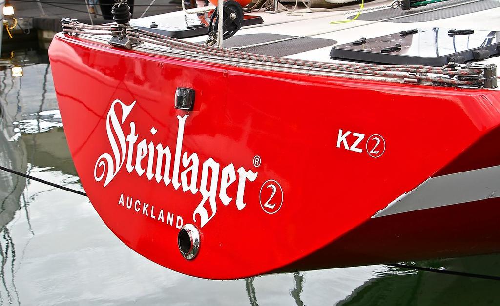The famous transom of Peter Blake's  Steinlager 2 photo copyright Richard Gladwell www.photosport.co.nz taken at  and featuring the  class