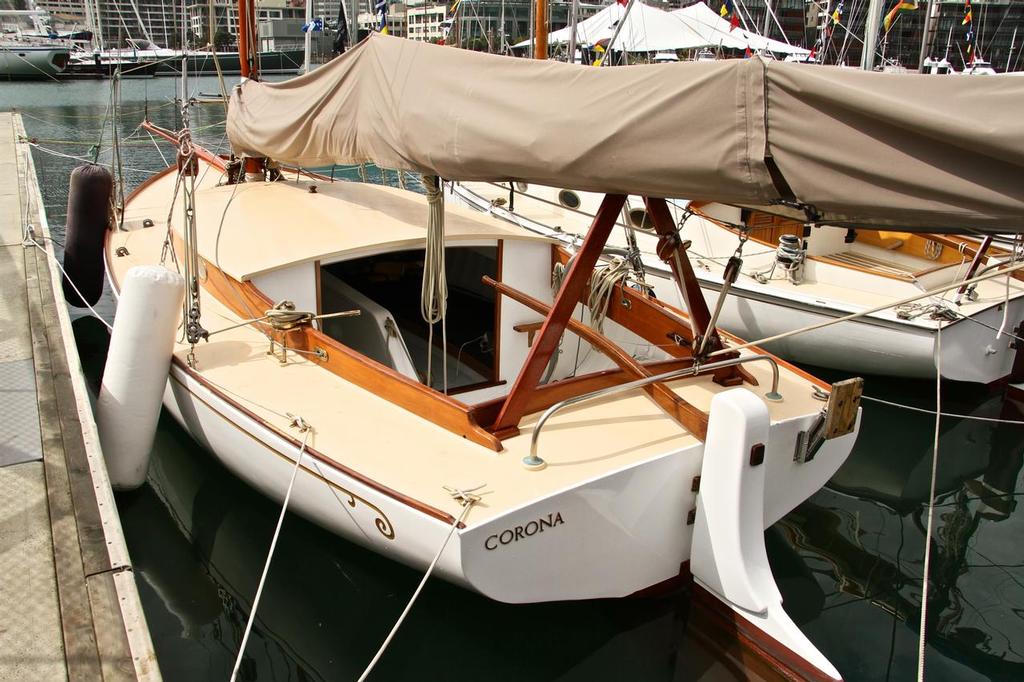 H class - Corona - Celebration of the Mullet Boat - Karanga Plaza, Halsey Street - October 6, 2016 - photo copyright Richard Gladwell www.photosport.co.nz taken at  and featuring the  class