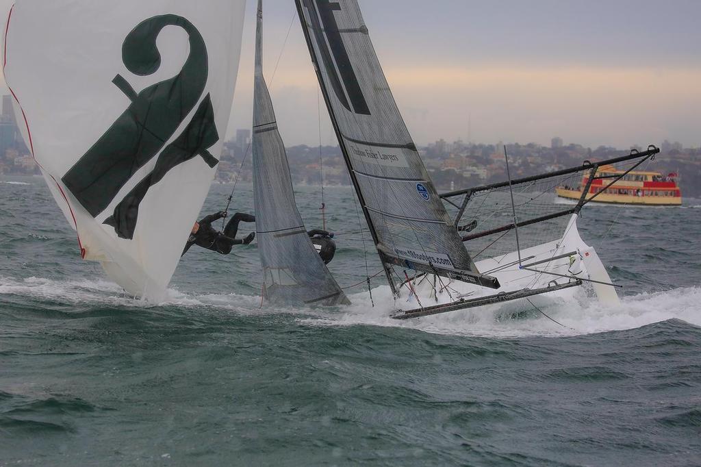 Thurlow-Sail-World-13 - Thurlow Fisher - Nosedive just before finish - NSW State Champs Oct 30, 2016 © Michael Chittenden 