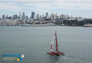 Guo Chuan Racing - Transpacific record attempt - 13 October 2016 photo copyright Pressure Drop . US taken at  and featuring the  class