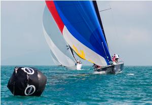 Standard Insurance Centennial trailed by Zannekin - Volvo China Coast Regatta – 24 October 2016 photo copyright  RHKYC/Guy Nowell http://www.guynowell.com/ taken at  and featuring the  class