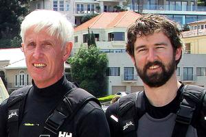 ILVE crew (l-r)  Mark Muirhead (main sheet) & Adam Bolton (for'ard) photo copyright Frank Quealey taken at  and featuring the  class