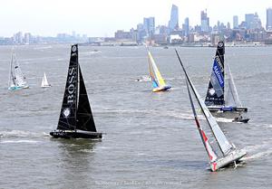 Départ de la Transat New York-Vendee (Les Sables d'Olonne) photo copyright Thierry Martinez / Sea&Co / Ocean Masters taken at  and featuring the  class