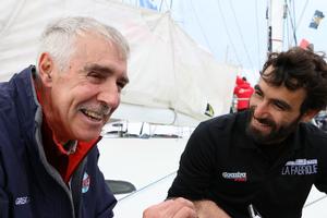Alan Roura and Rich Wilson - Vendée Globe photo copyright Guillaume Daumail / M&M taken at  and featuring the  class