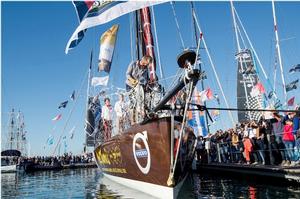 Christening of Famille Mary - Etamine du Lys - Vendée Globe photo copyright Jean-Louis Carli / DPPI / Vendée Globe taken at  and featuring the  class