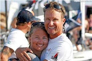 Dani and Chris Rast - EFG SUI684 - 2016 Marinepool Melges 24 Europeans in Hyeres, France photo copyright Pierrick Contin / IM24CA taken at  and featuring the  class